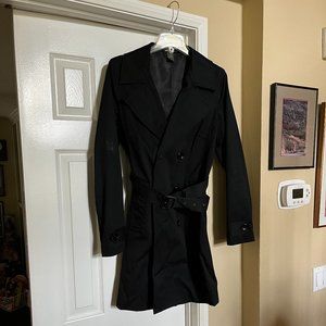 Banana Republic Black Raincoat